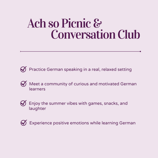 Picnic & German Conversation Club: A2+